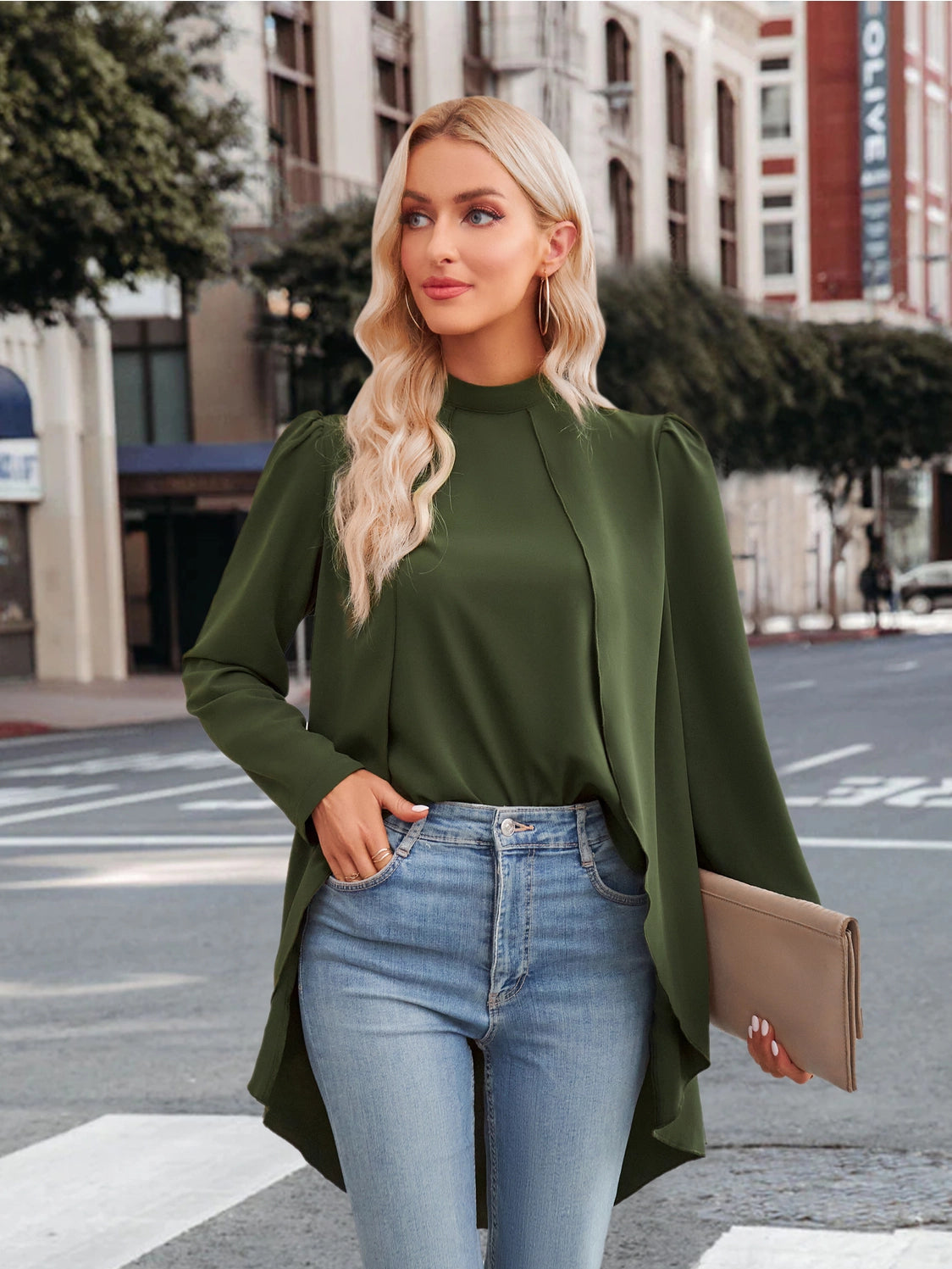 Tulip Long Sleeve Blouse