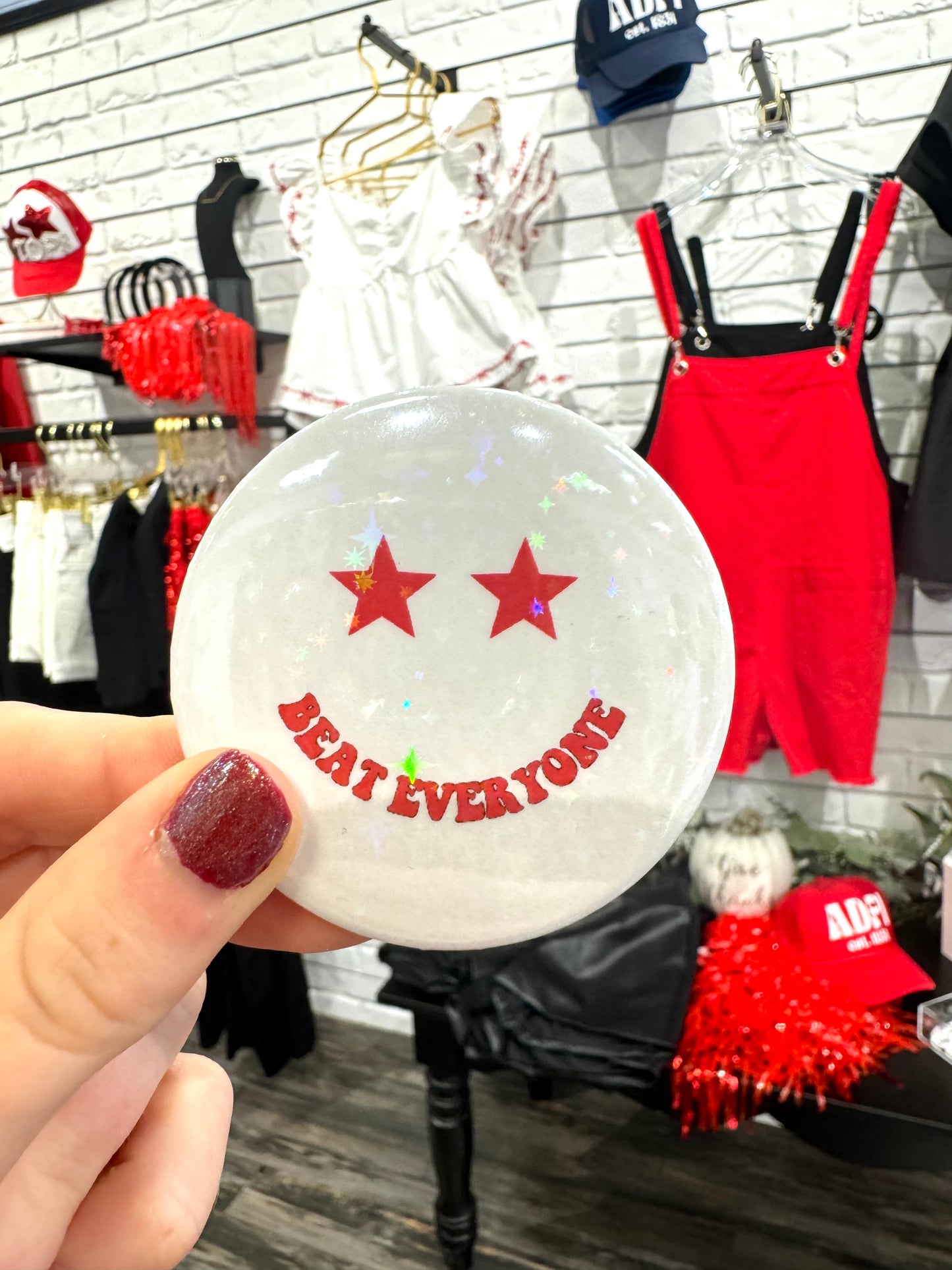 Beat Everyone Gameday Pin