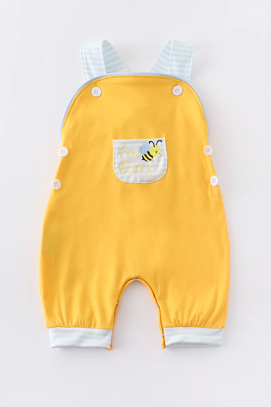 Embroidered Bee Romper Boys