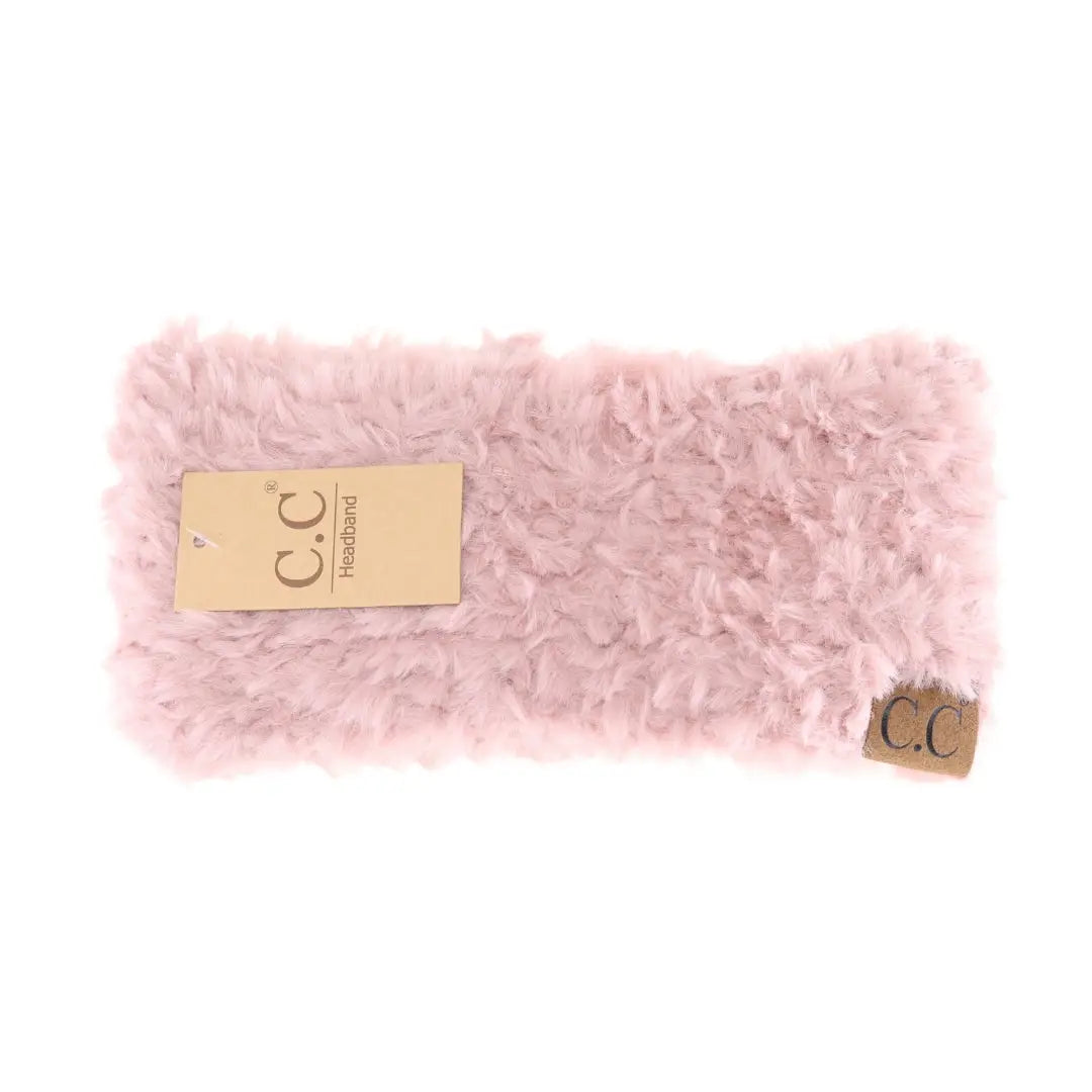 CC Faux Fur Head Wrap