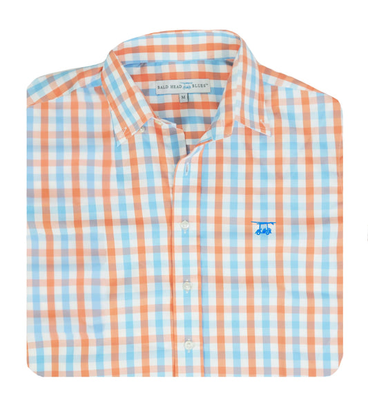 Youth Coral/Bell Islander Button Down