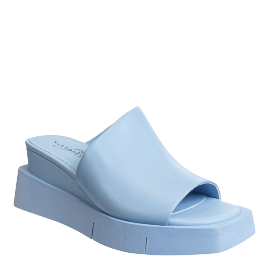 NAKED FEET - INFINITY in LIGHT BLUE Wedge Sandals