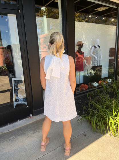 Off White Floral Lace Dress