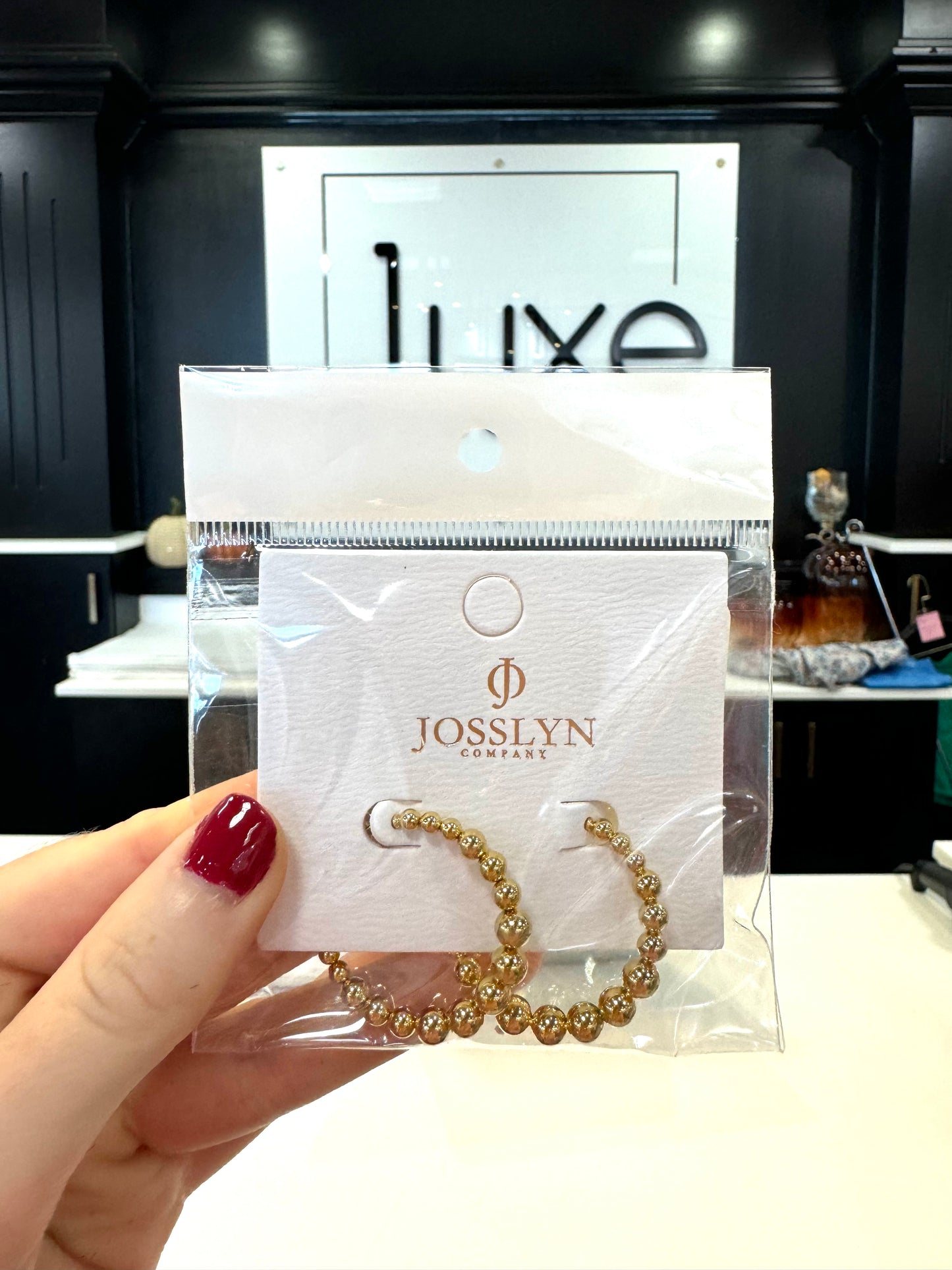 Gold Ball Earrings