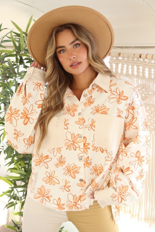 Orange Blossom Shacket