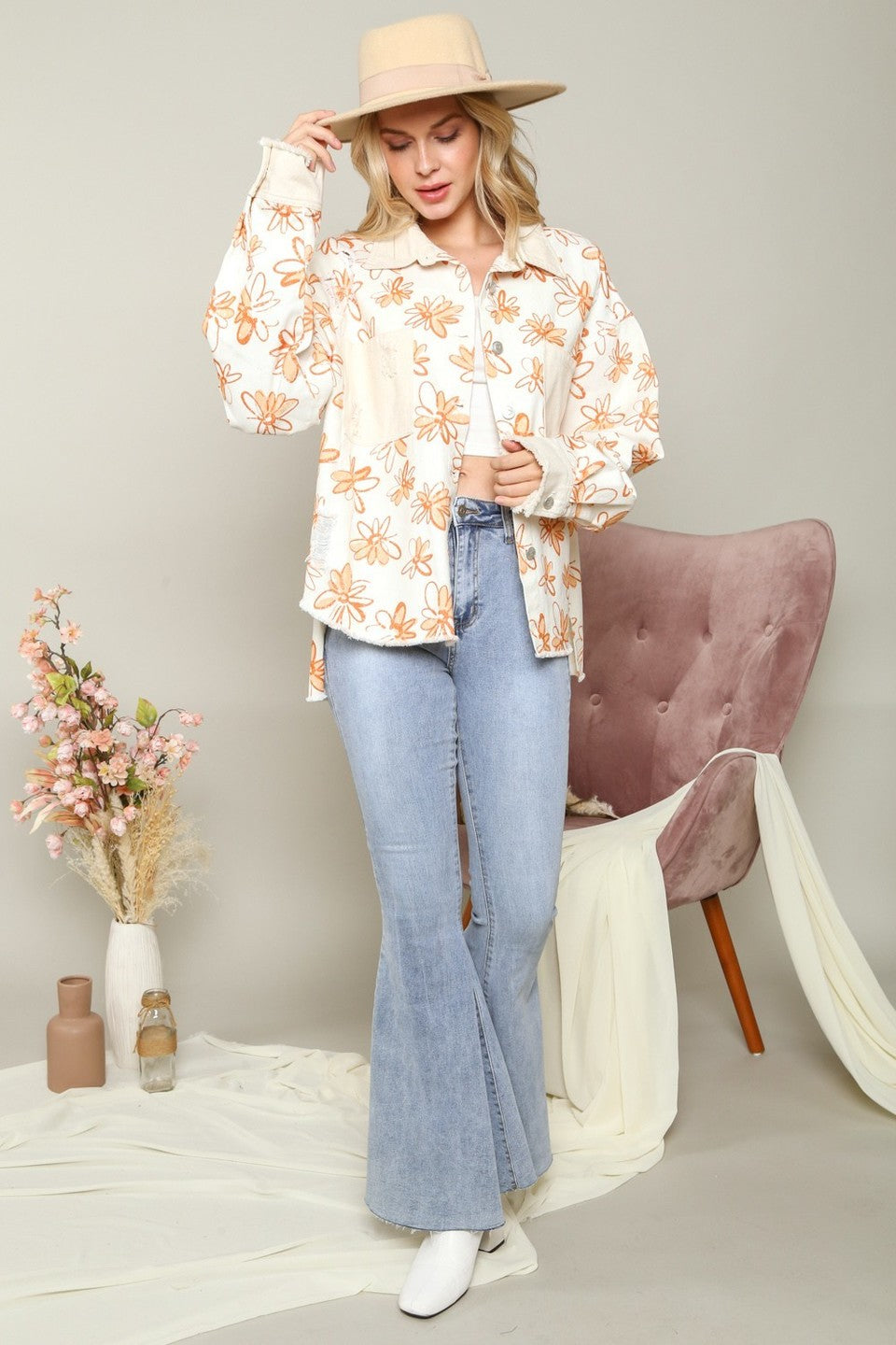 Orange Blossom Shacket