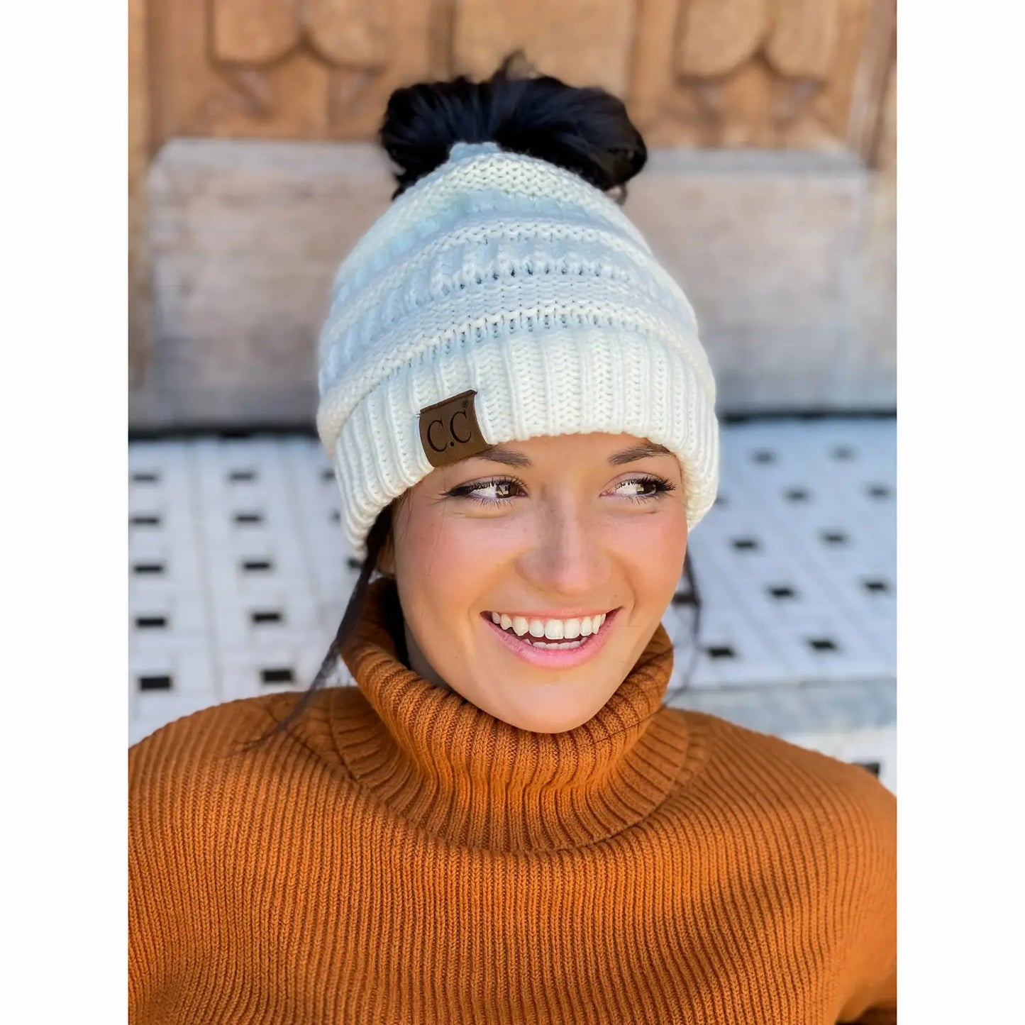CC Classic Ponytail Beanie