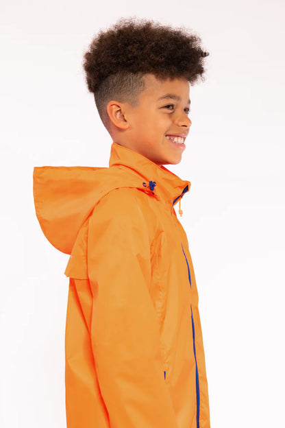 Mini Neon Zip Youth Rain Coat
