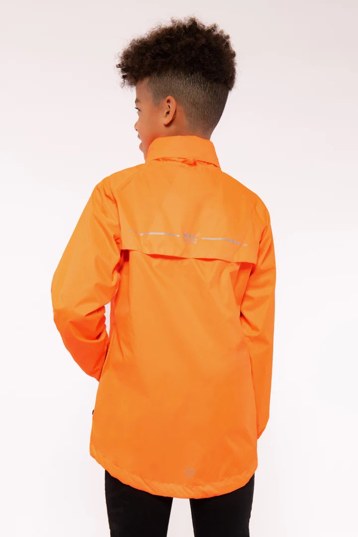 Mini Neon Zip Youth Rain Coat