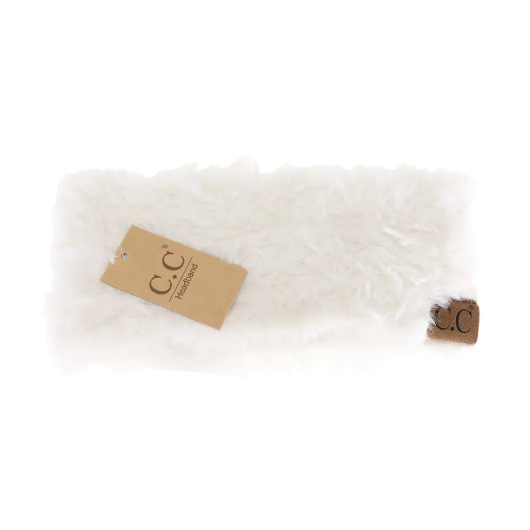 CC Faux Fur Head Wrap